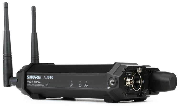 SHURE AD610- מסדרת  AXIENT DIGITAL  -יחידת שליטה ידנית. AD SHOWLINK ACCESS POINT W/O PS43 PSU