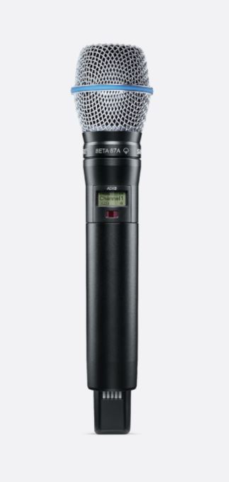  SHURE ADX2/B87A -  AXIENT DIGITAL -     . ADX HANDHELD TRANSMITTER W/BETA87A CAPSULE 