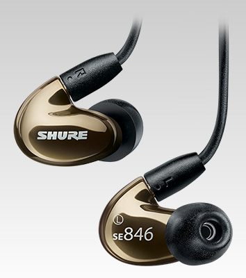  SHURE SE846-BNZ+BT1-EFS-   THE BEST IN-EAR EARPHONES SHURE EVER MADE  3   bluetooth 4.1, Universal 3.5 mm, standard 3.5 mm   BT1.*** ***